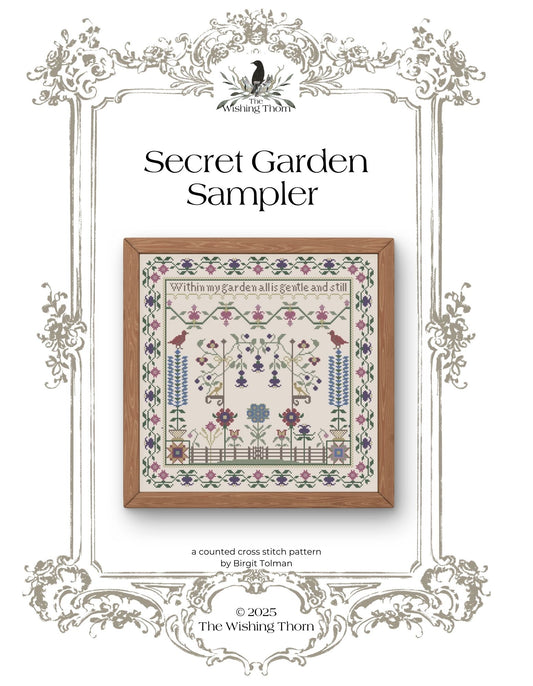 Secret Garden Sampler – Original Cross Stitch Design