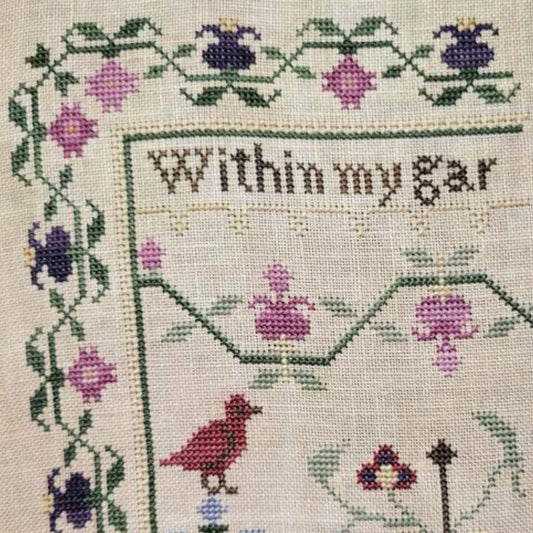 Secret Garden Sampler PDF – Original Cross Stitch Design