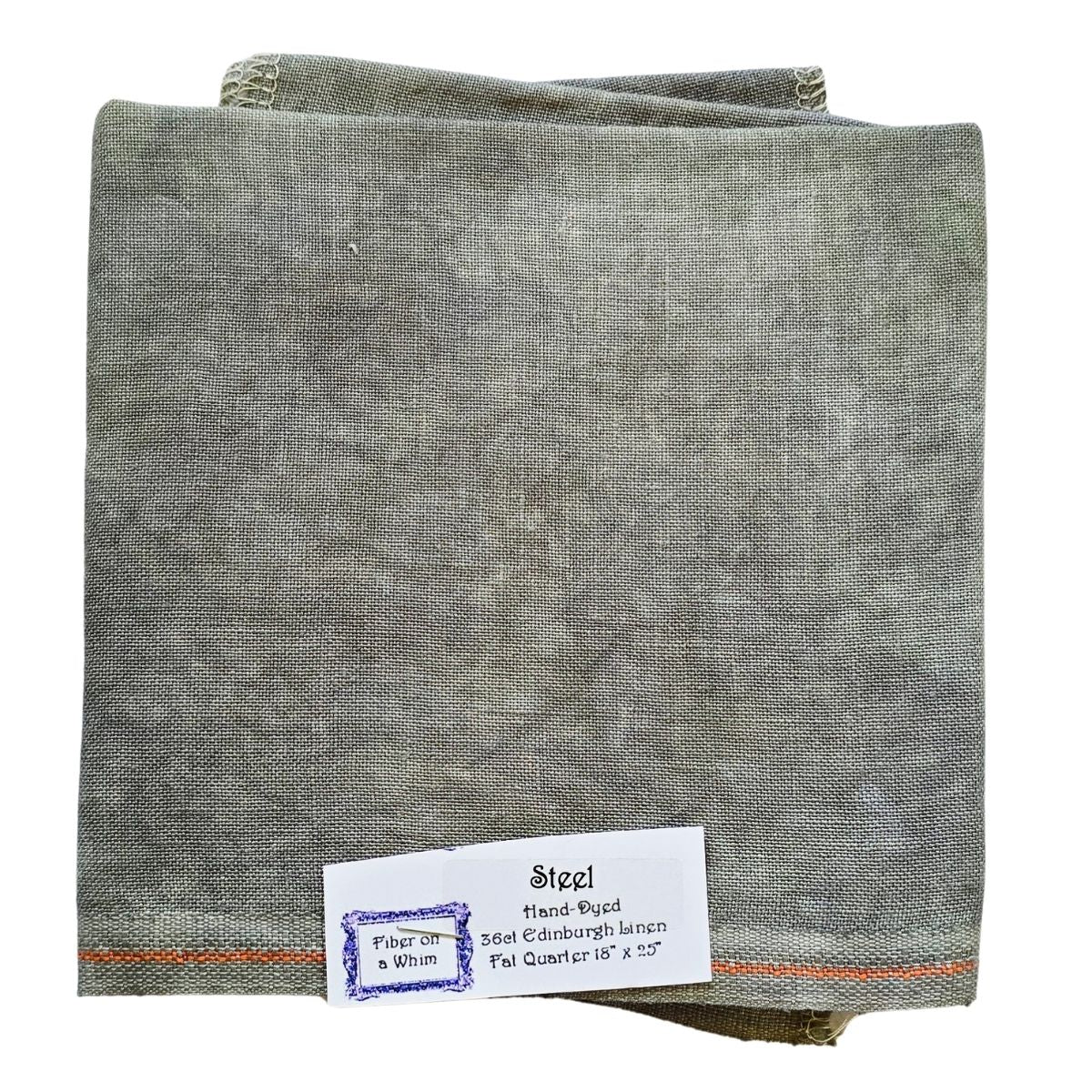 36 Count Linen by Fiber on a Whim Fat Quarter, Hand-Dyed Cross Stitch Fabric (Multiple Colors)