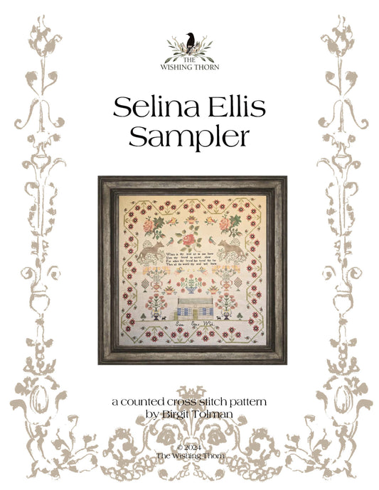 Selina Ellis 1860s Sampler Paper Chart