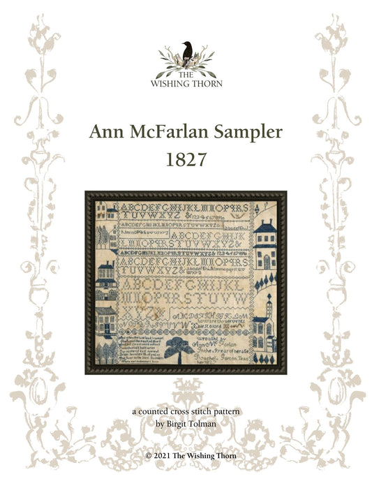 Ann McFarlan Sampler Pattern 1827