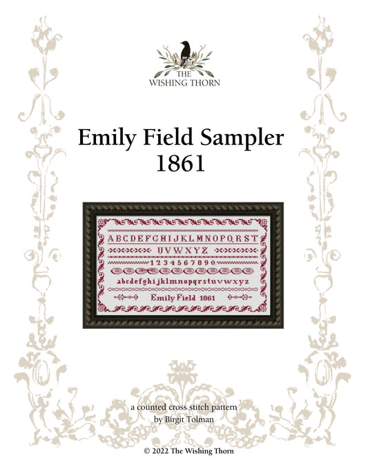 Emily Field 1861 Sampler Pattern
