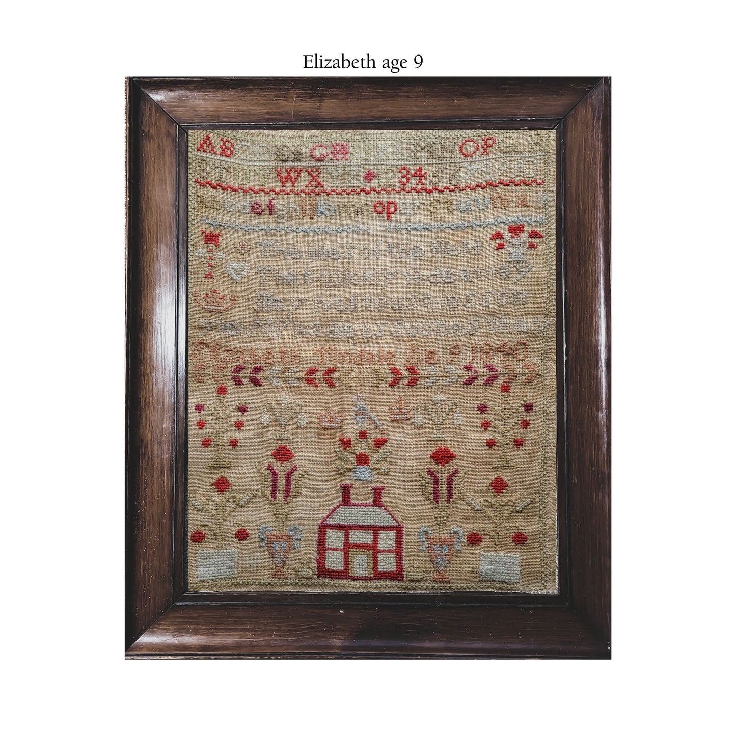 Tindale Sisters 1840 Two Samplers Together