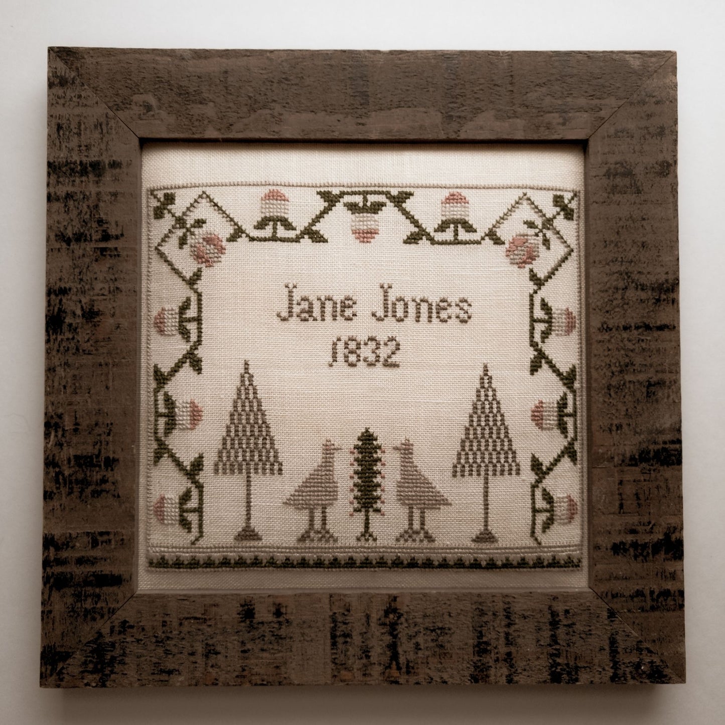 Jane Jones 1832 Mini sampler