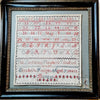 Elizabeth Foulger Reproduction sampler 1875 by the wishing thorn