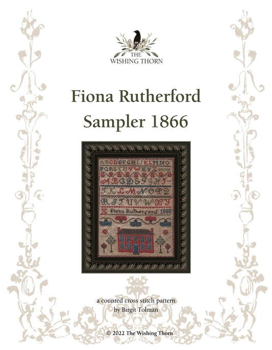 Fiona Rutherford Miniature Sampler Pattern 1866