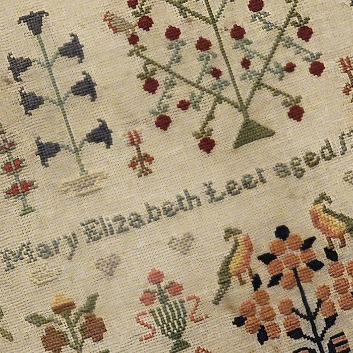 Mary Elizabeth Leet 1865 Sampler Pattern PDF