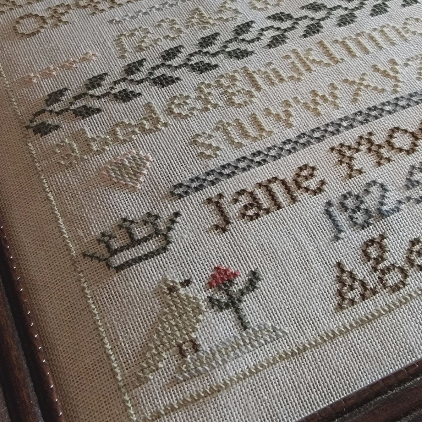 Jane Moore 1825 Sampler Kit with Flower Threads
