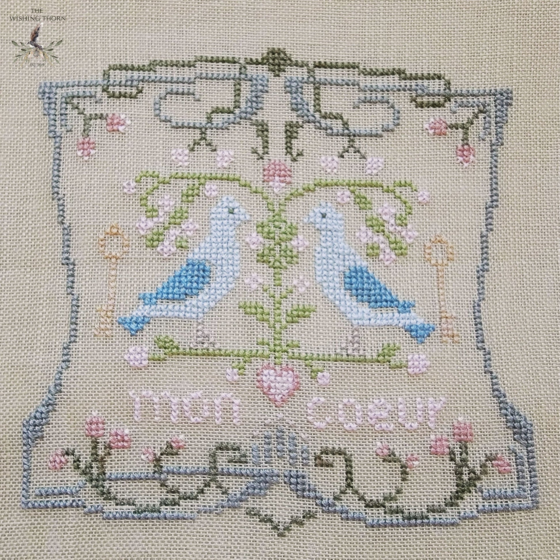 Mon Coeur Valentine Cross stitch pattern