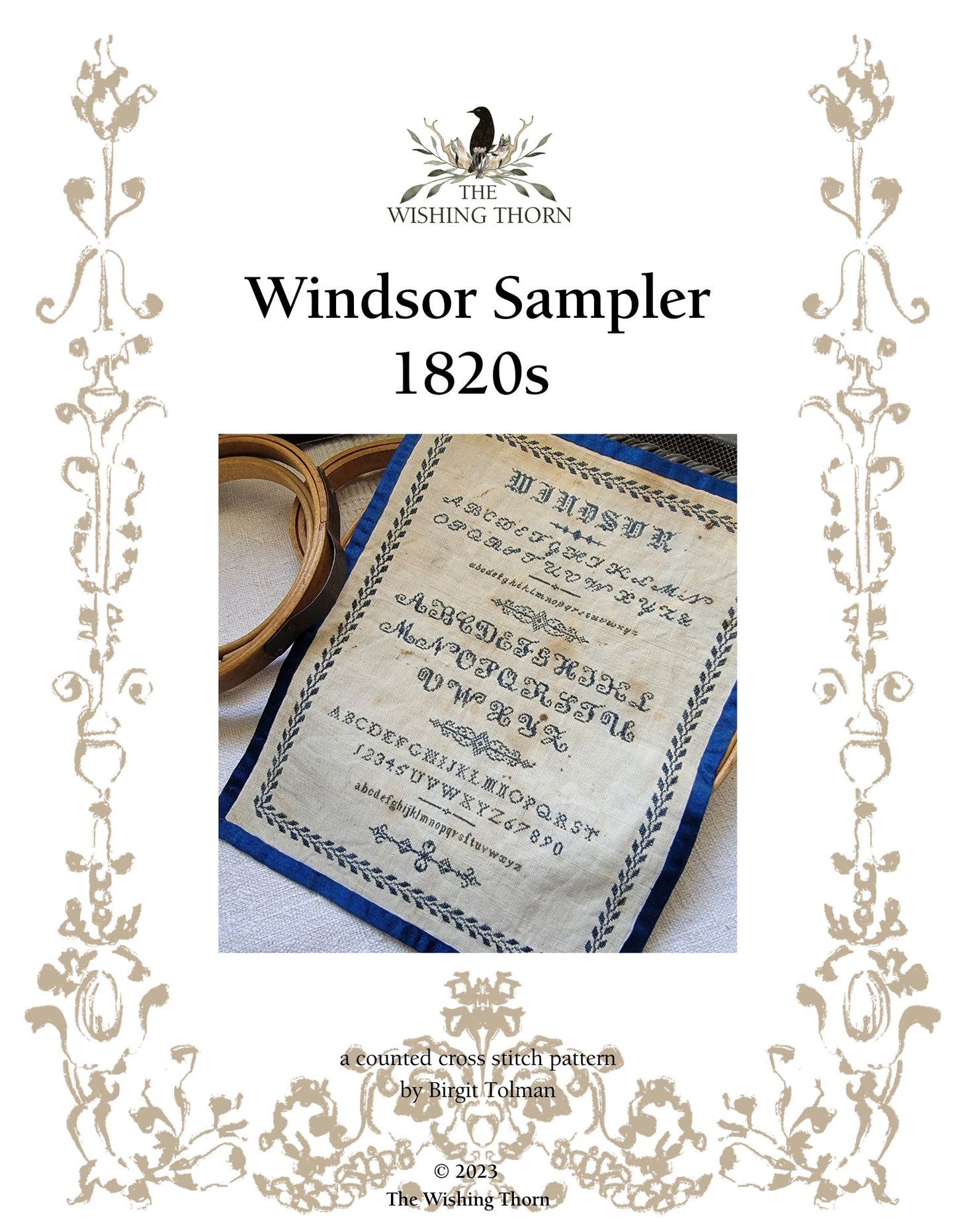 Windsor Sampler Pattern 1820s