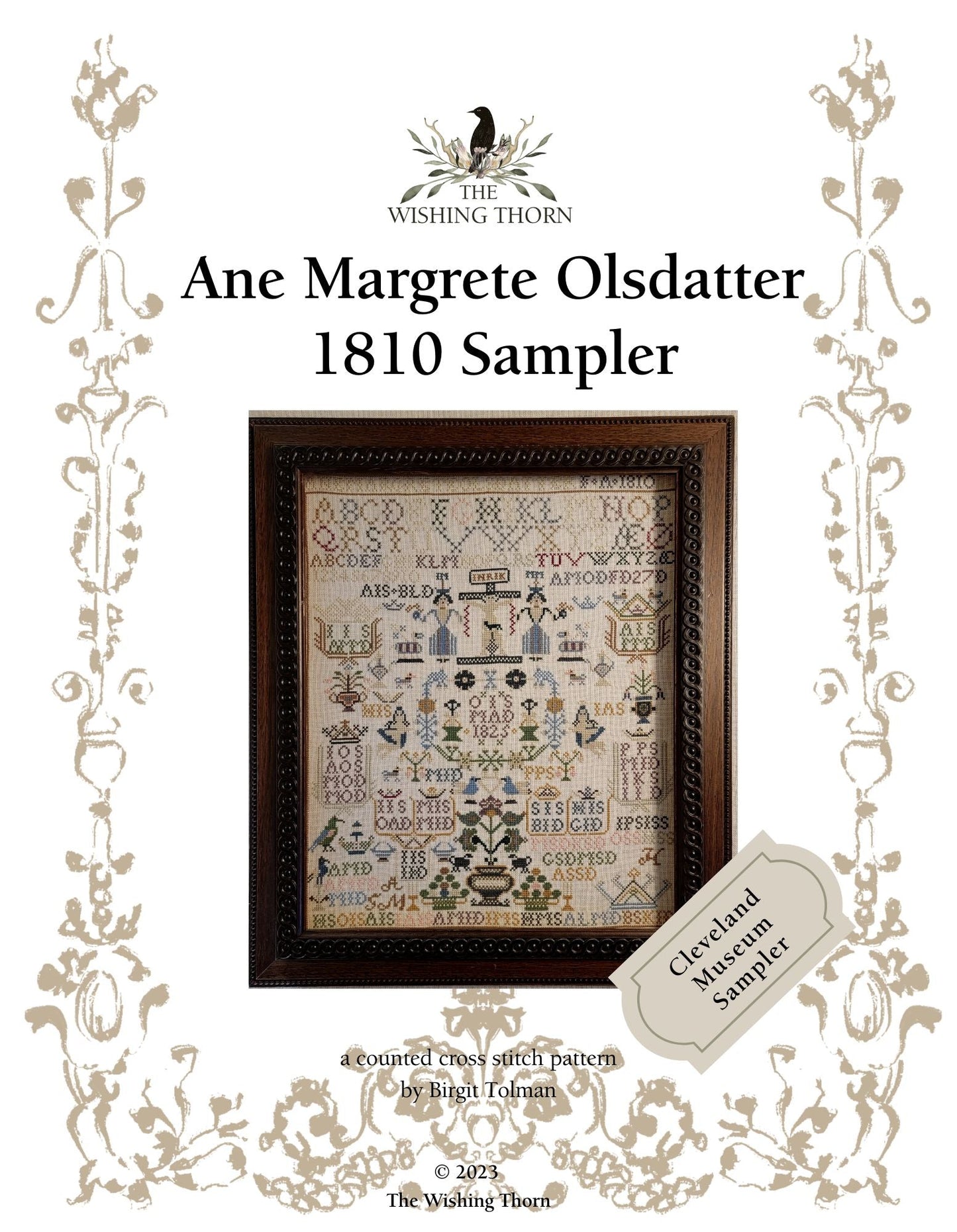 Ane Margrete Olsdatter 1810 Sampler Pattern PDF
