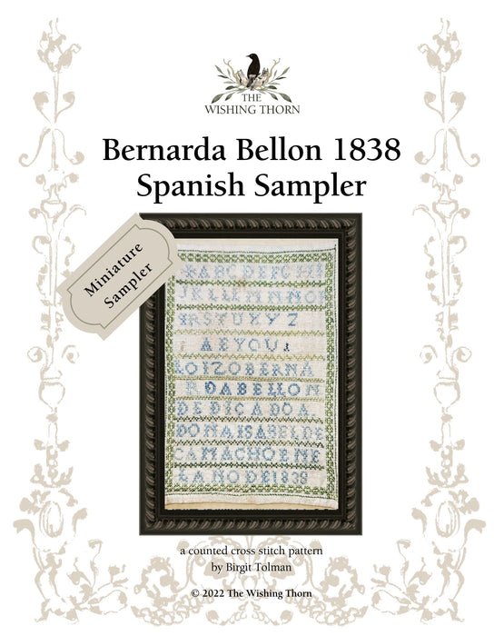 Bernarda Bellon 1838 Sampler