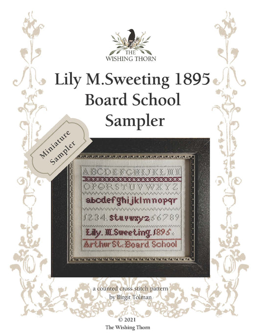 Lily M. Sweeting 1895 Sampler Pattern