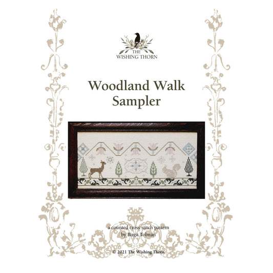 Woodland Walk Spot Motif Sampler Printed Version