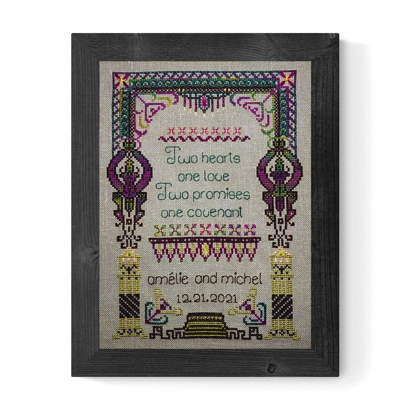 Arabesque Wedding Sampler Pattern PDF