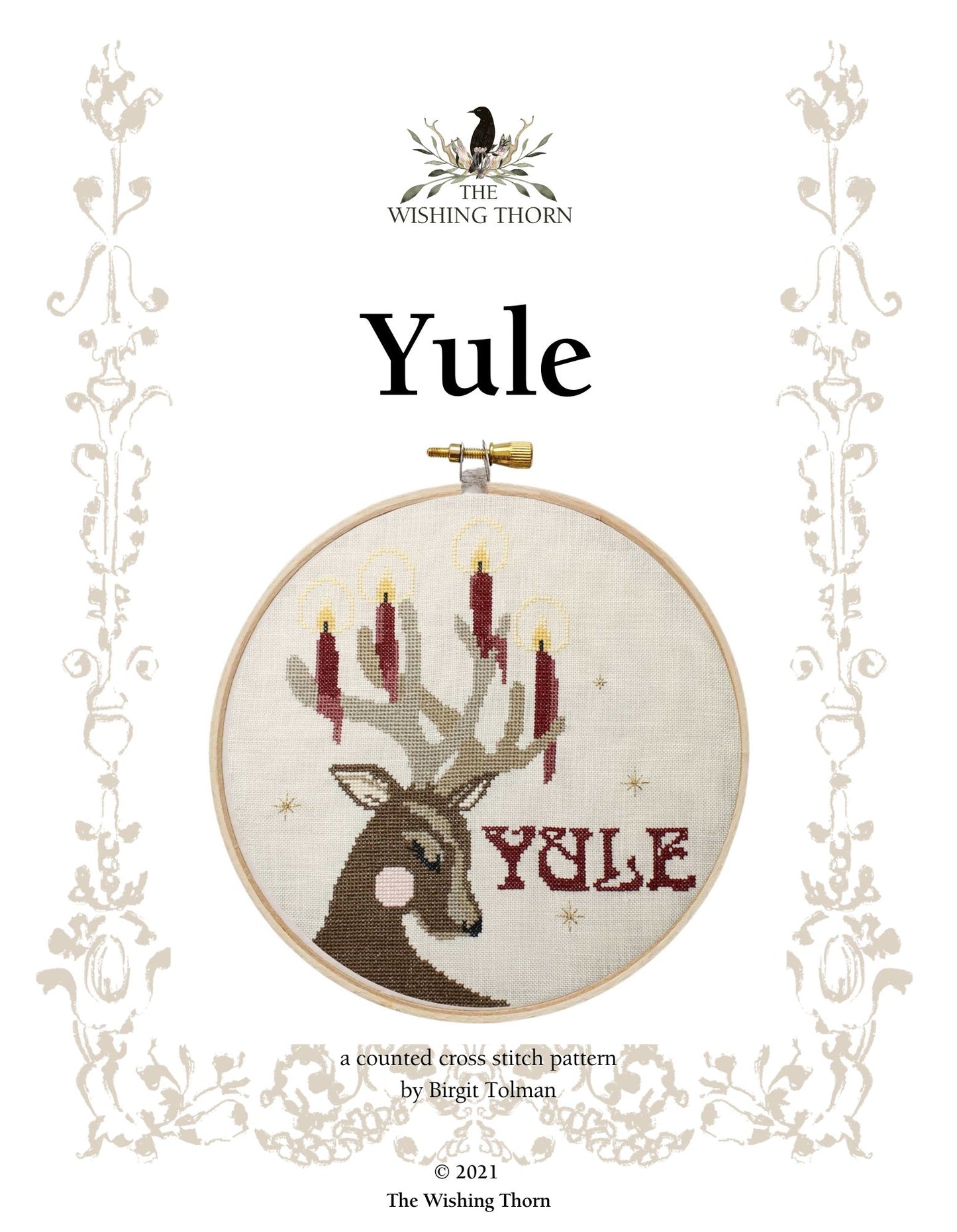 Yule Cross Stitch Pattern PDF